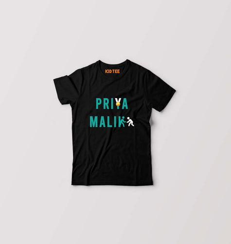 Priya Malik Kids T-Shirt for Boy/Girl-Black-Ektarfa.online
