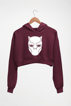 Load image into Gallery viewer, Black Panther Superhero Crop HOODIE FOR WOMEN
