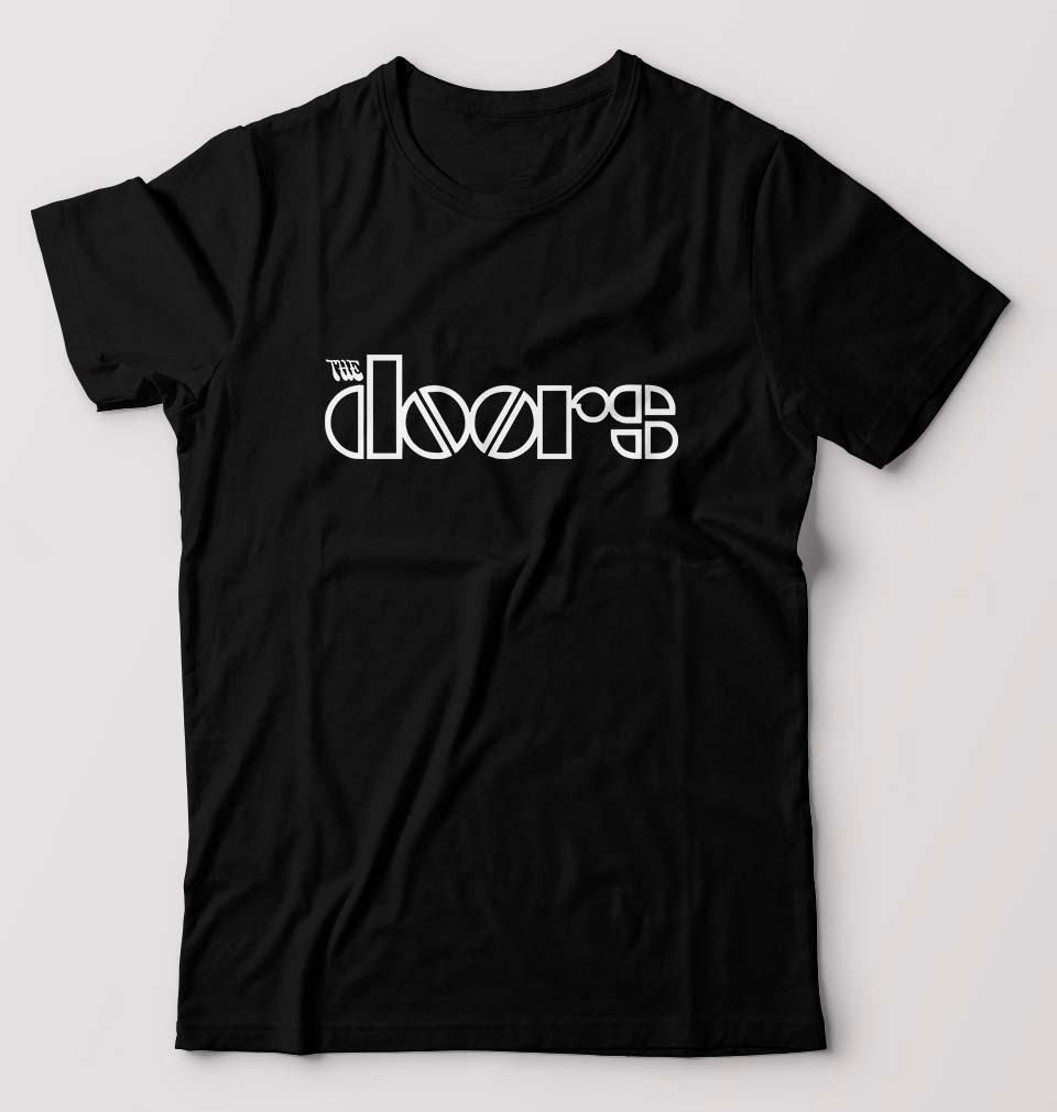 The Doors T-Shirt for Men-S(38 Inches)-Black-Ektarfa.online