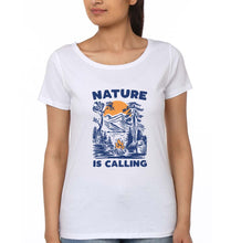 Load image into Gallery viewer, Nature T-Shirt for Women-XS(32 Inches)-White-Ektarfa.online

