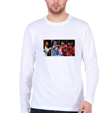 Load image into Gallery viewer, Badminton Players Full Sleeves T-Shirt for Men-White-Ektarfa.online
