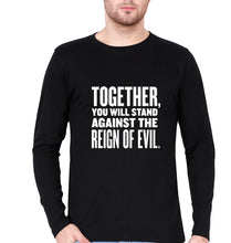 Load image into Gallery viewer, Reign-of-evil Full Sleeves T-Shirt for Men-Black-Ektarfa.online
