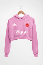 Load image into Gallery viewer, Ajax 2021-22 Crop HOODIE FOR WOMEN-Light Baby Pink-Ektarfa.online
