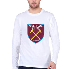Load image into Gallery viewer, West-Ham Full Sleeves T-Shirt for Men-White-Ektarfa.online
