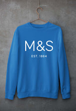 Load image into Gallery viewer, M&amp;S Unisex Sweatshirt for Men/Women-S(40 Inches)-Royal Blue-Ektarfa.online
