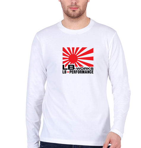 LB Works Performance Full Sleeves T-Shirt for Men-White-Ektarfa.online