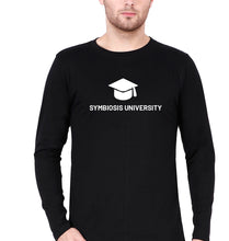Load image into Gallery viewer, Symbiosis Full Sleeves T-Shirt for Men-Black-Ektarfa.online
