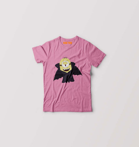 Minion Vampire Kids T-Shirt for Boy/Girl-Pink-Ektarfa.online