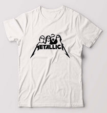 Load image into Gallery viewer, Metallica T-Shirt for Men-S(38 Inches)-White-Ektarfa.online
