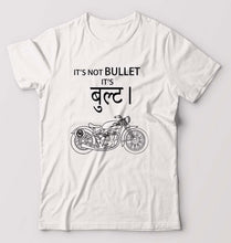 Load image into Gallery viewer, Royal Enfield Bullet T-Shirt for Men-S(38 Inches)-White-Ektarfa.online
