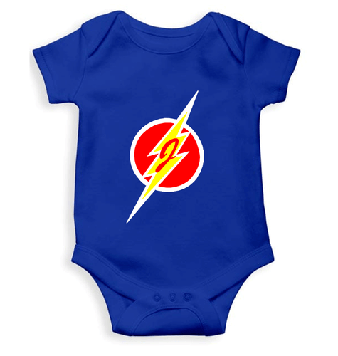 Junior Flash Kids Romper For Baby Boy/Girl-0-5 Months(18 Inches)-Royal Blue-Ektarfa.online