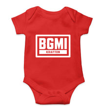 Load image into Gallery viewer, Battlegrounds Mobile India (BGMI) Kids Romper For Baby Boy/Girl-0-5 Months(18 Inches)-Red-Ektarfa.online
