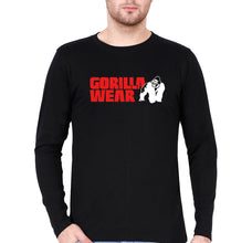 Load image into Gallery viewer, Gorilla Wear Full Sleeves T-Shirt for Men-Black-Ektarfa.online

