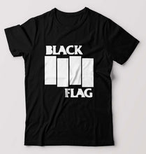 Load image into Gallery viewer, Black Flag T-Shirt for Men-S(38 Inches)-Black-Ektarfa.online
