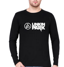 Load image into Gallery viewer, Linkin Park Full Sleeves T-Shirt for Men-S(38 Inches)-Black-Ektarfa.online
