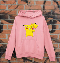 Load image into Gallery viewer, Pikachu Unisex Hoodie for Men/Women-S(40 Inches)-Light Baby Pink-Ektarfa.online
