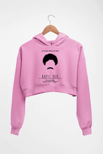 Load image into Gallery viewer, Kapil Dev Crop HOODIE FOR WOMEN-Light Baby Pink-Ektarfa.online
