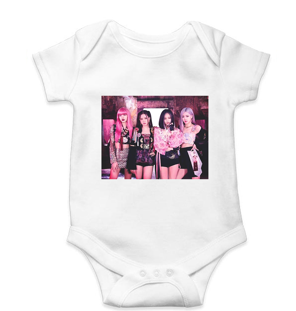 BLACKPINK Kids Romper For Baby Boy/Girl-White-Ektarfa.online