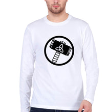 Load image into Gallery viewer, Thor Superhero Full Sleeves T-Shirt for Men-White-Ektarfa.online
