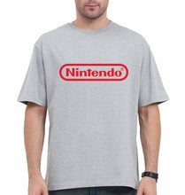 Load image into Gallery viewer, Nintendo Oversized T-Shirt for Men-Grey-Ektarfa.online
