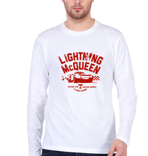 Load image into Gallery viewer, Lightning McQueen Full Sleeves T-Shirt for Men-White-Ektarfa.online
