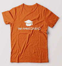 Load image into Gallery viewer, IIM A Ahmedabad T-Shirt for Men-S(38 Inches)-Orange-Ektarfa.online
