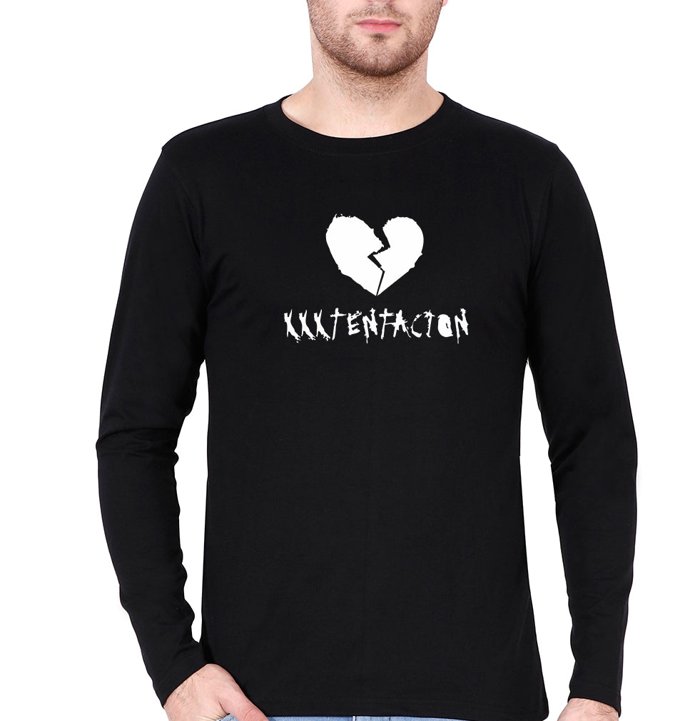 XXXtentacion Full Sleeves T-Shirt for Men-Black-Ektarfa.online