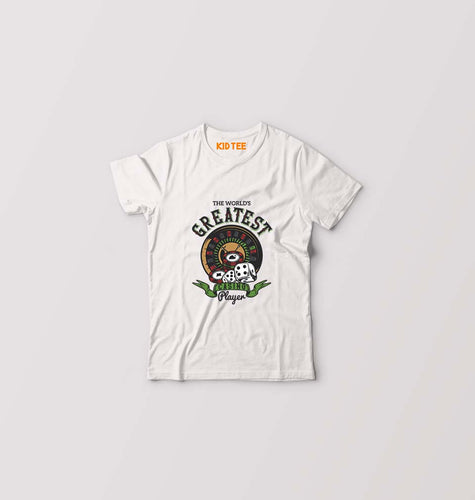 Casino Player Kids T-Shirt for Boy/Girl-White-Ektarfa.online