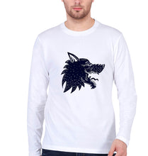 Load image into Gallery viewer, Wolf Full Sleeves T-Shirt for Men-White-Ektarfa.online

