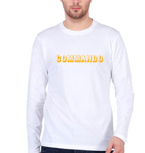 Load image into Gallery viewer, Commando Full Sleeves T-Shirt for Men-White-Ektarfa.online
