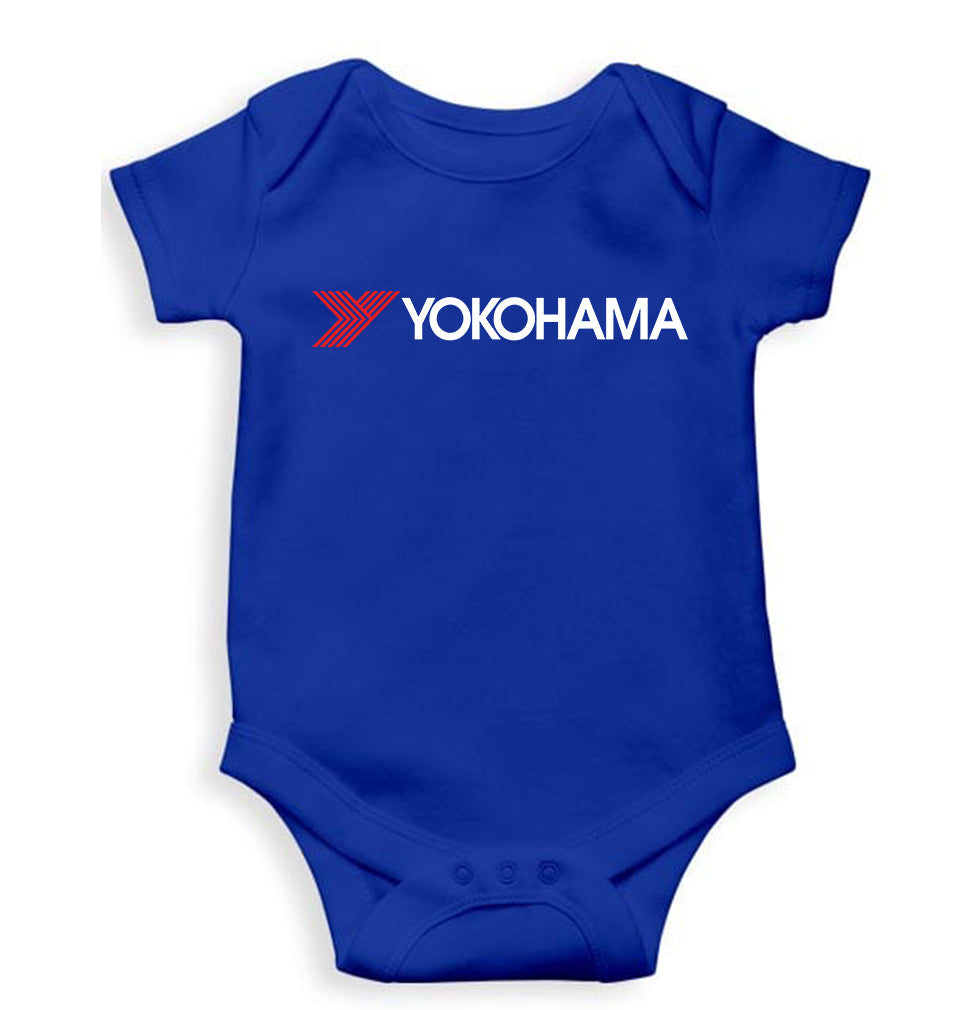 Yokohama Kids Romper For Baby Boy/Girl-0-5 Months(18 Inches)-Royal Blue-Ektarfa.online