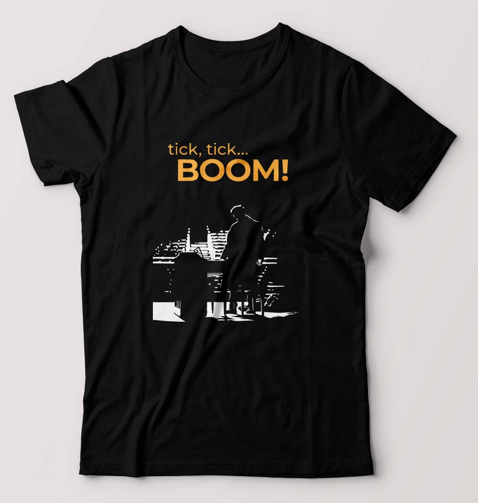 Tick Tick Boom T-Shirt for Men-Black-Ektarfa.online