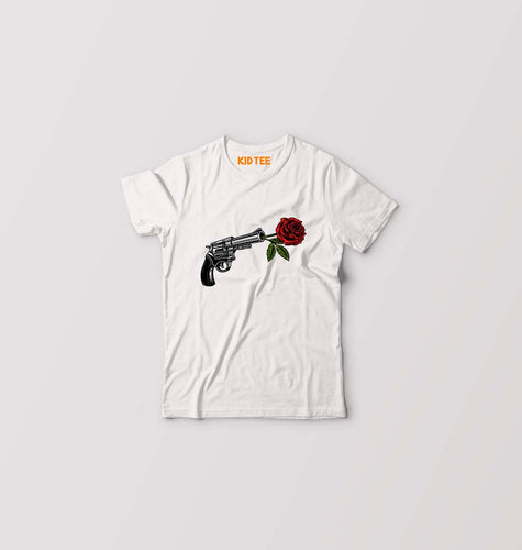 Guns N' Roses Kids T-Shirt for Boy/Girl-White-Ektarfa.online