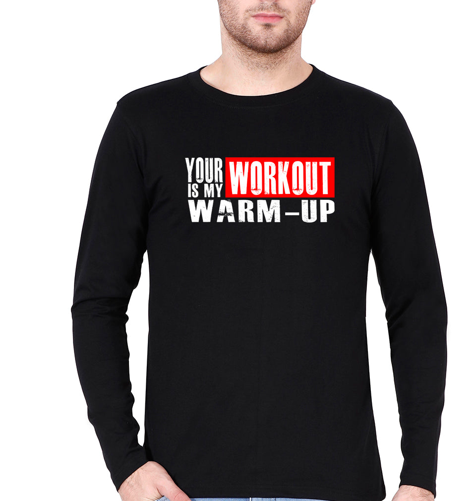 Gym Full Sleeves T-Shirt for Men-Black-Ektarfa.online