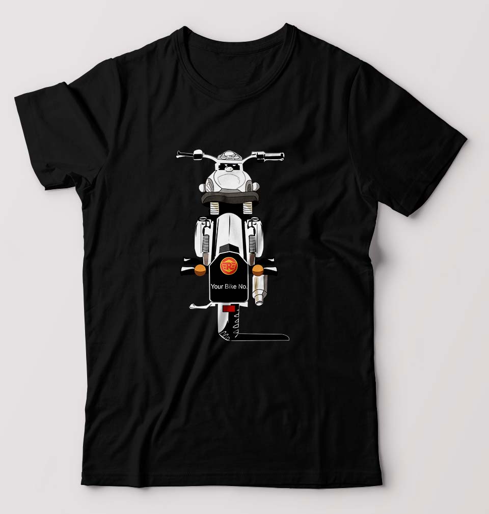 Bullet With Your Number - royal enfield T-Shirt for Men-S(38 Inches)-Black-Ektarfa.online