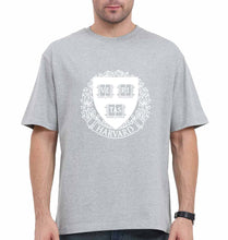 Load image into Gallery viewer, Harvard Oversized T-Shirt for Men-Grey-Ektarfa.online
