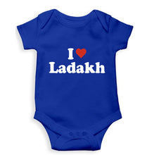 Load image into Gallery viewer, I Love Ladakh Kids Romper For Baby Boy/Girl-0-5 Months(18 Inches)-Royal Blue-Ektarfa.online
