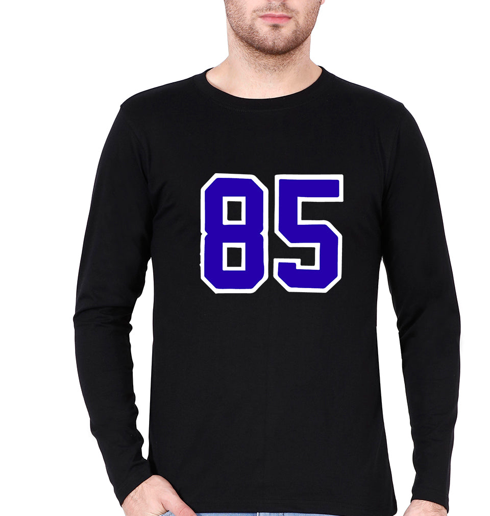Varsity 85 Full Sleeves T-Shirt for Men-Black-Ektarfa.online