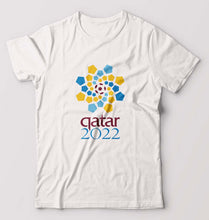 Load image into Gallery viewer, FIFA World Cup Qatar 2022 T-Shirt for Men-S(38 Inches)-White-Ektarfa.online
