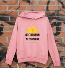 Load image into Gallery viewer, Kings Are Born In November Unisex Hoodie for Men/Women-Light Baby Pink-Ektarfa.online
