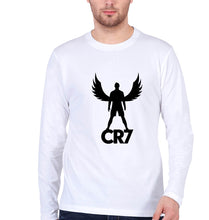 Load image into Gallery viewer, Cristiano Ronaldo CR7 Full Sleeves T-Shirt for Men-White-Ektarfa.online
