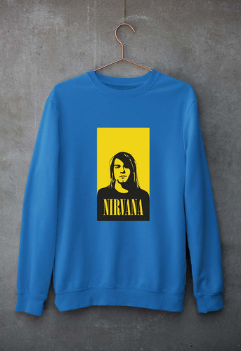 Nirvana Unisex Sweatshirt for Men/Women-Royal Blue-Ektarfa.online
