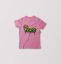 Load image into Gallery viewer, Graffiti Peace Kids T-Shirt for Boy/Girl-Pink-Ektarfa.online
