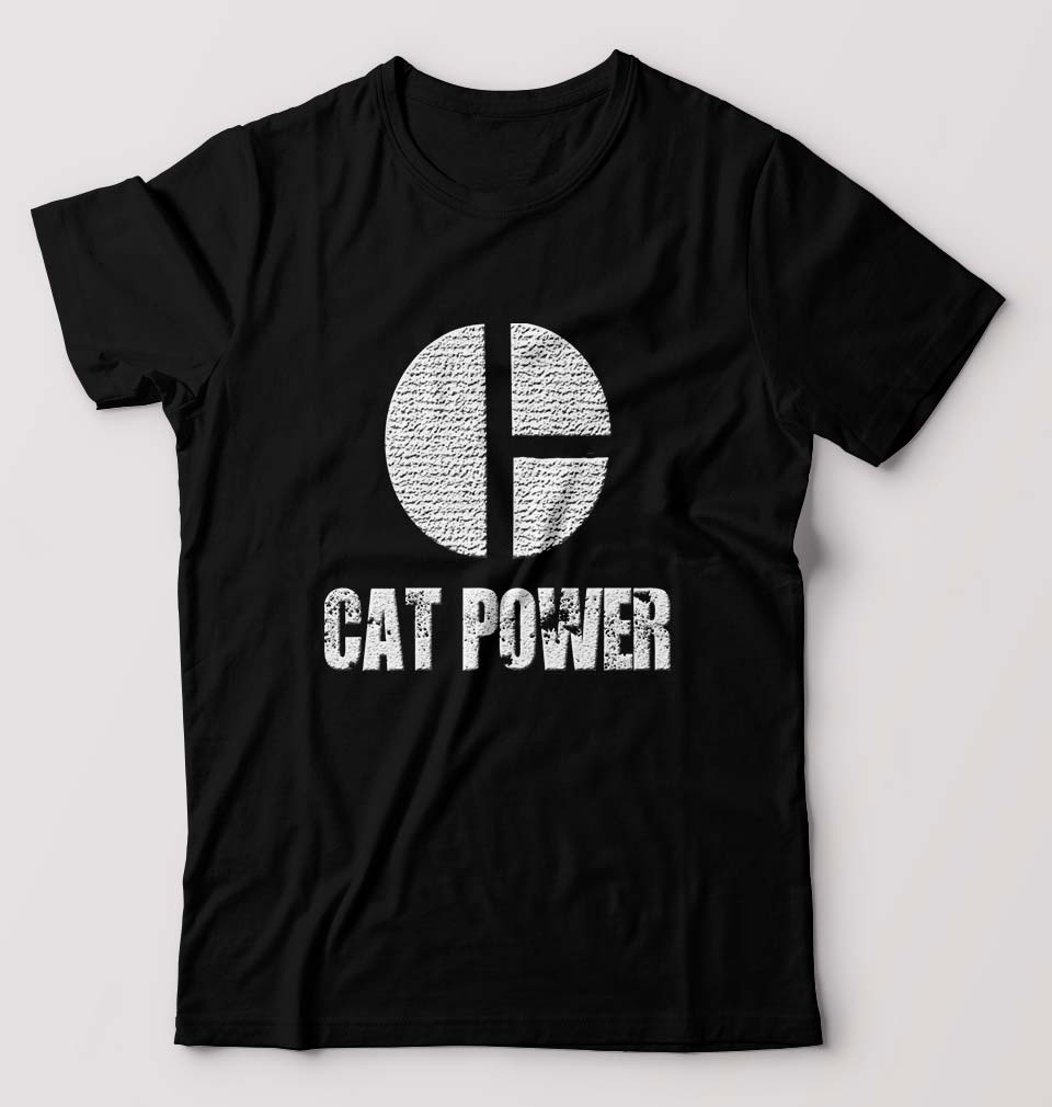 Cat Power T-Shirt for Men-Black-Ektarfa.online