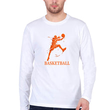 Load image into Gallery viewer, NBA Basketball Full Sleeves T-Shirt for Men-White-Ektarfa.online
