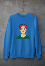 Load image into Gallery viewer, Frida Kahlo Unisex Sweatshirt for Men/Women-S(40 Inches)-Royal Blue-Ektarfa.online
