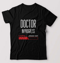 Load image into Gallery viewer, Doctor in progress T-Shirt for Men-S(38 Inches)-Black-Ektarfa.online
