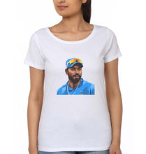 Load image into Gallery viewer, Hardik Pandya T-Shirt for Women-White-Ektarfa.online
