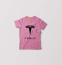 Load image into Gallery viewer, Tesla Kids T-Shirt for Boy/Girl-Pink-Ektarfa.online
