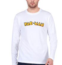 Load image into Gallery viewer, Pacman Full Sleeves T-Shirt for Men-White-Ektarfa.online
